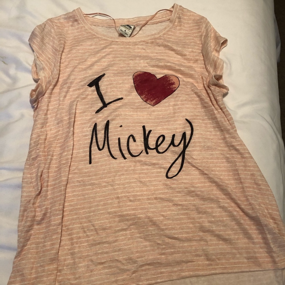 “I Love Mickey” short sleeve tee